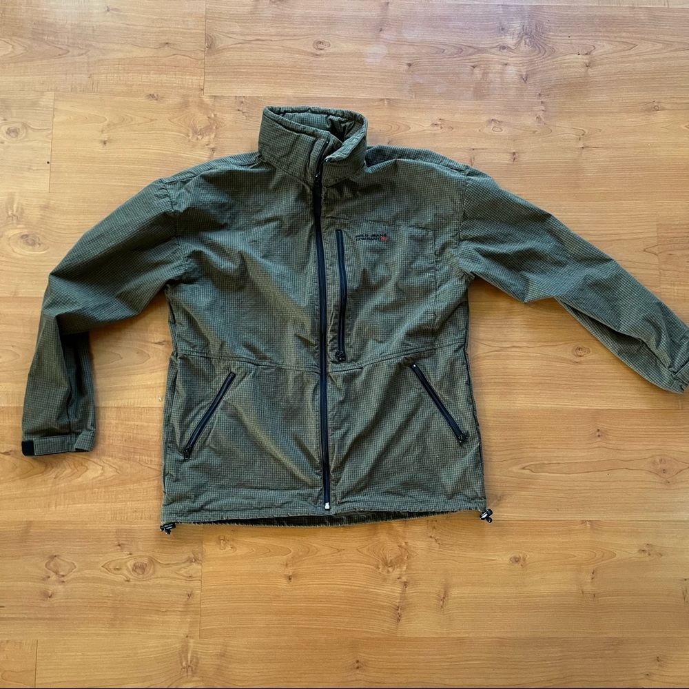 Ralph Lauren Polo Jeans Oversized Rain Jacket Olive Hooded Size Small